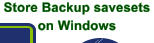 store Backup savesets on Windows